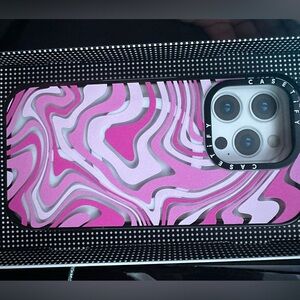 6.1 pro Casetify Pink Swirl Phone Case